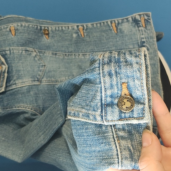 Denim Jacket with Mickey Mouse Design - Picture 4 of 8